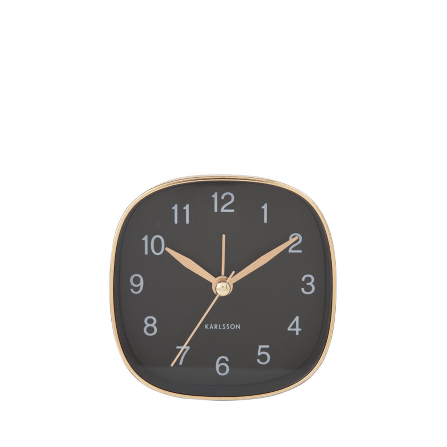 Travel vækkeur sort